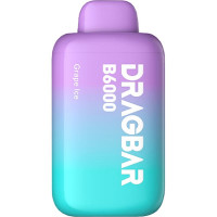 Одноразовая электронная сигарета Dragbar B6000 - Blueberry Ice