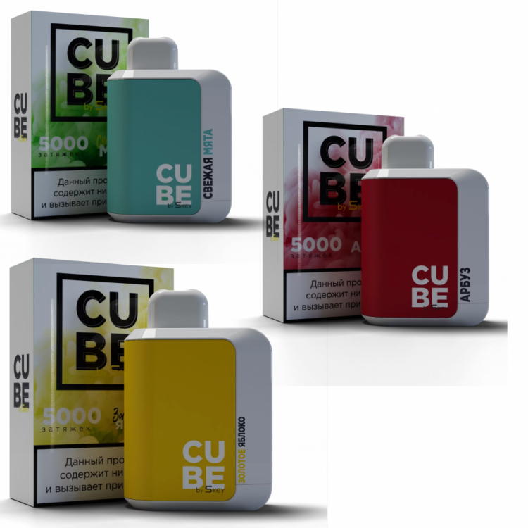 Одноразовая электронная сигарета CUBE 5000 - Ежевика