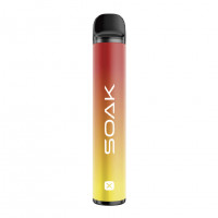 Одноразовая электронная сигарета Solo X 1500 - Strawberry Banana (Клубника Банан)