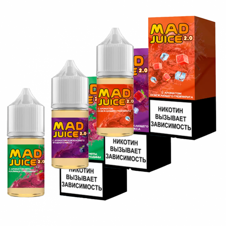 Жидкость Mad Juice Hard Ultra Salt - Мандариновый Лимонад 30 мл (20 Ultra)