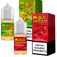 Жидкость Mad Juice light Salt - Мята малина смородина 30 мл (20 мг)